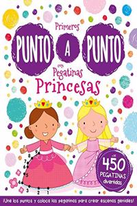 PRIMEROS PUNTO A PUNTO CON PEGATINAS PRINCESAS