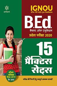 15 Practice Sets Ignou B.Ed Pravesh Pariksha 2020
