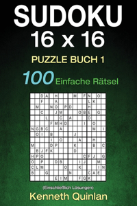Sudoku 16 x 16 Puzzle Buch 1