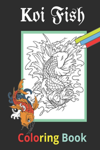 koi fish coloring book