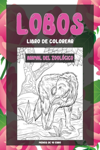 Libro de colorear - Menos de 10 euro - Animal del zoológico - Lobos