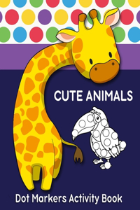 Dot markers activity book animals