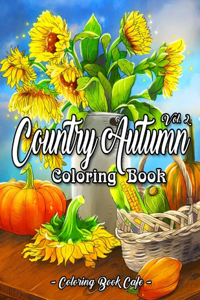 Country Autumn Coloring Book
