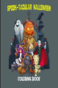 Spook-Tacular Halloween - Coloring Book