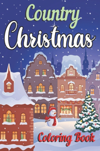 Country Christmas Coloring Book