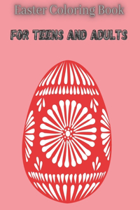 Easter Coloring Book for Teens and Adults