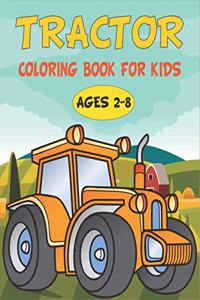 Tractor Coloring Book For Kids