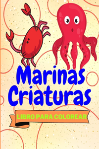 Libro Para Colorear de Criaturas Marinas