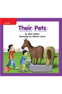 Reading Wonders Leveled Reader Their Pets: Ell Unit 7 Week 2 Grade K