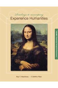 Readings to Accompany Experience Humanities, Volume 1: Beginnings Through the Renaissance: Beginnings Through the Renaissance