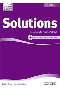 Solutions: Intermediate: Teacher's Book and CD-ROM Pack