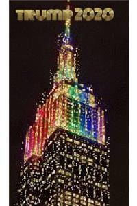 Trump-2020 Iconic Empire StateBuilding writing Drawing Journal.