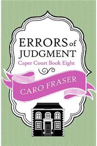 Errors Of Judgment (Caper Court #8)