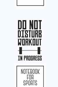 Notebook for Sports