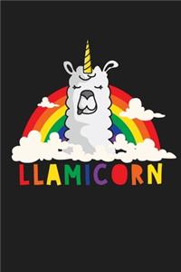 Llamicorn Funny Llama Unicorn Cute Rainbow Alpaca