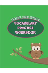 Draw and Write Vocabulary Practice Workbook