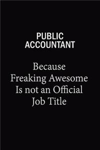 Public Accountant Because Freaking Awesome Is Not An Official Job Title
