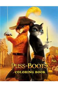 Puss in Boots Coloring Book