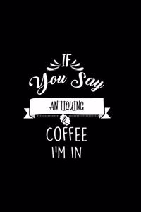 If You Say Antiquing and Coffee I'm In