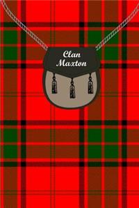 Clan Maxton Tartan Journal/Notebook