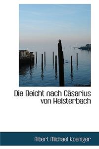 Die Beicht Nach C Sarius Von Heisterbach