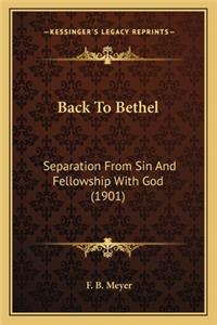 Back to Bethel