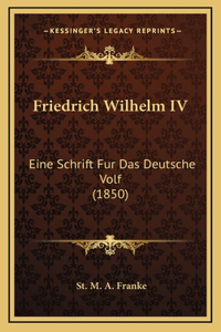 Friedrich Wilhelm IV