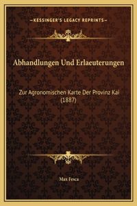 Abhandlungen Und Erlaeuterungen