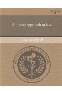 A Logical Approach to Law