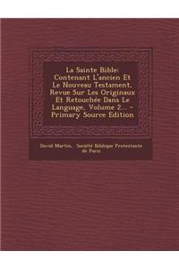 Sainte Bible