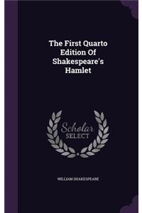 The First Quarto Edition Of Shakespeare's Hamlet