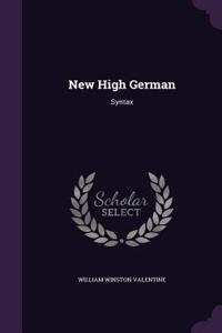 New High German