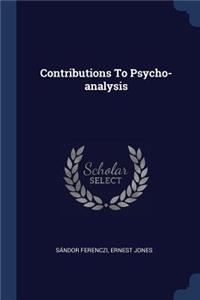 Contributions To Psycho-analysis