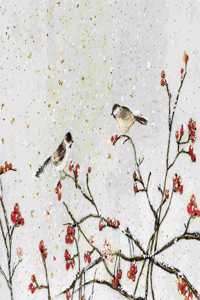 Snowy Birds Small Boxed Holiday Cards