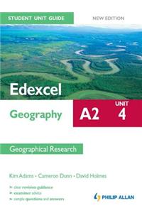 Edexcel A2 Geography Student Unit Guide New Edition: Unit 4 Contemporary Geographical Issues