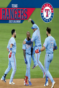 Texas Rangers 2023 12x12 Team Wall Calendar