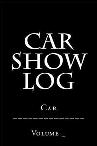Car Show Log