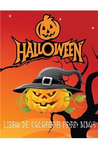 Halloween Libro de Colorear Para Ninos