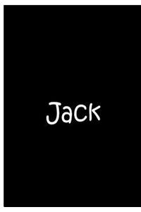 Jack - Black Notebook / Extended Lined Pages / Quality Soft Matte Cover