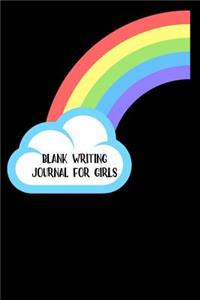 Blank Writing Journal For Girls