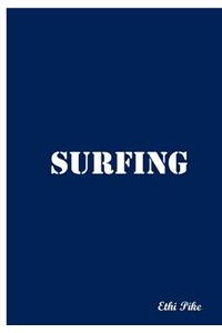 Surfing - Blue Notebook / Extended Lines / Soft Matte Cover