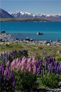 Lake Tekapo and Lupin Flowers New Zealand Landscape Journal