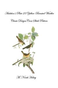 Audubon's Plate 23 Yellow-Breasted Warbler