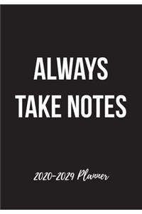 2020-2029 Planner