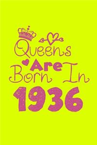 Queens Are Born In 1936 Notebook