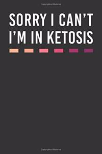Sorry I Can't I'm In Ketosis