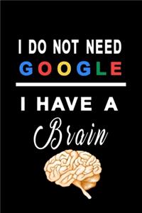 I do not need google i have a brain yellow