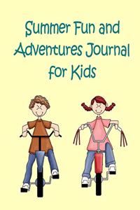 Summer Fun and Adventures Journal for Kids