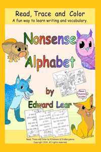 Read, Trace & Color Nonsense Alphabet