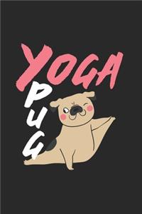 Pug Yoga Notebook